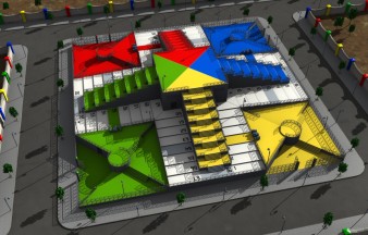 Blender 3D en JM Web - Parchís gigante