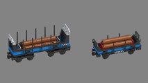 Blender 3D en JM Web - Vagones de tren de mercancías