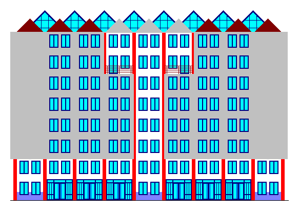 Bloques de Pisos III 26 - Pixel Art 16 Colores