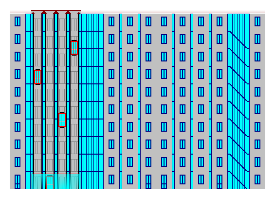 Bloques de Pisos III 28 - Pixel Art 16 Colores
