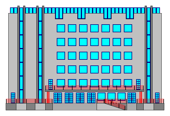 Bloques de Pisos IV 31 - Pixel Art 16 Colores