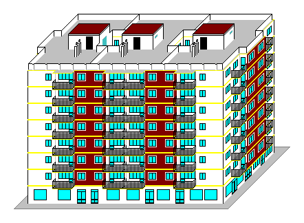 Bloques de Pisos IV 38 - Pixel Art 16 Colores